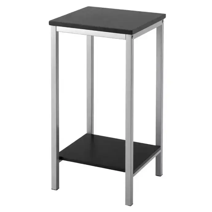 [8413392093574] Mesilla auxiliar de laminado mdf negro y hierro