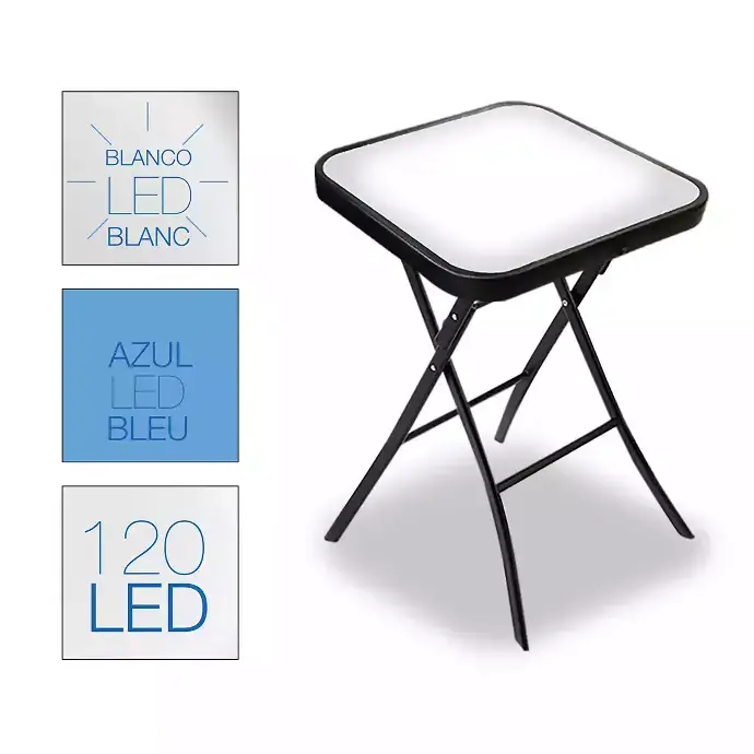 [8422175196869] Mesa plegable con luces led