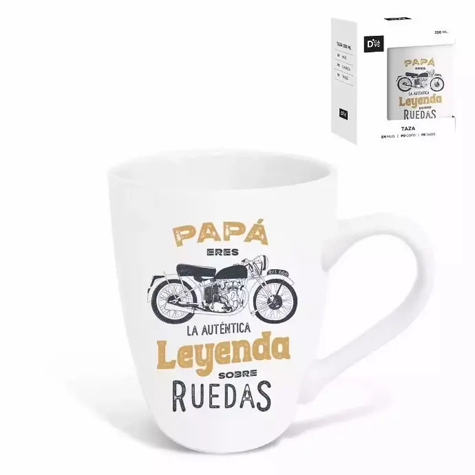Taza decorada Papá Leyenda