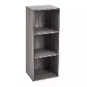 Estantería de tres baldas de madera laminada