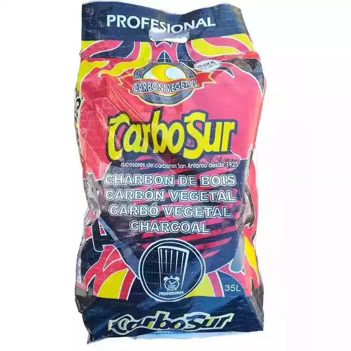 Carbón vegetal Extra. Saco 5.5Kg
